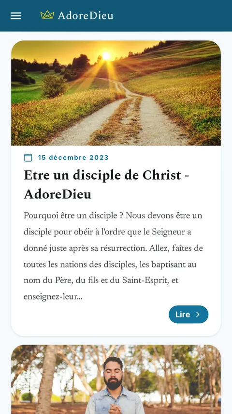 Liste des enseignements et méditations